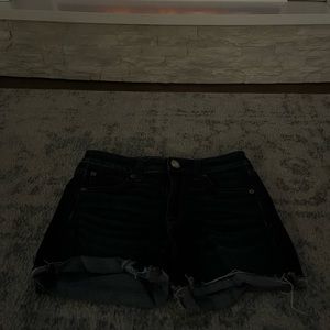AE super stretch denim shorts